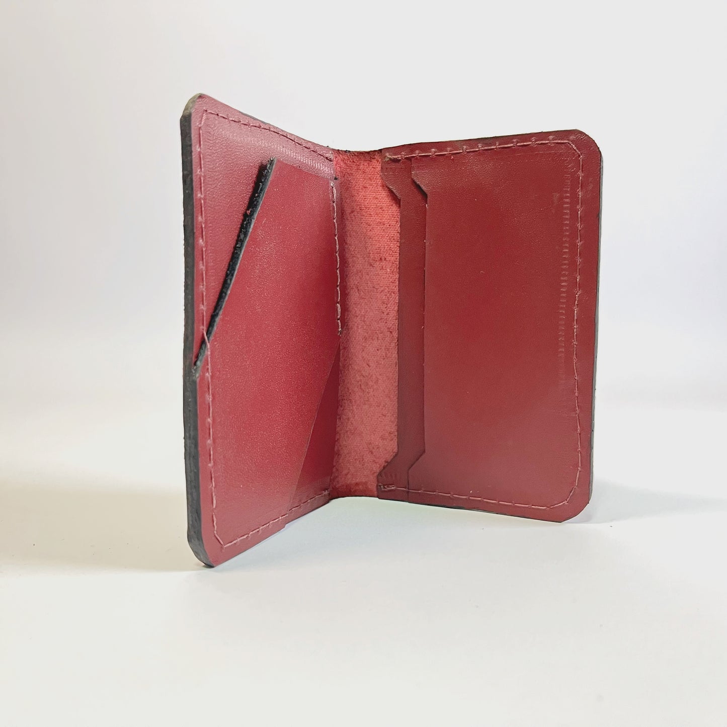 Tarjetero Minimalista Burdeo