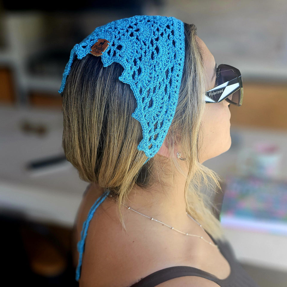 Bandana Luminous Celeste