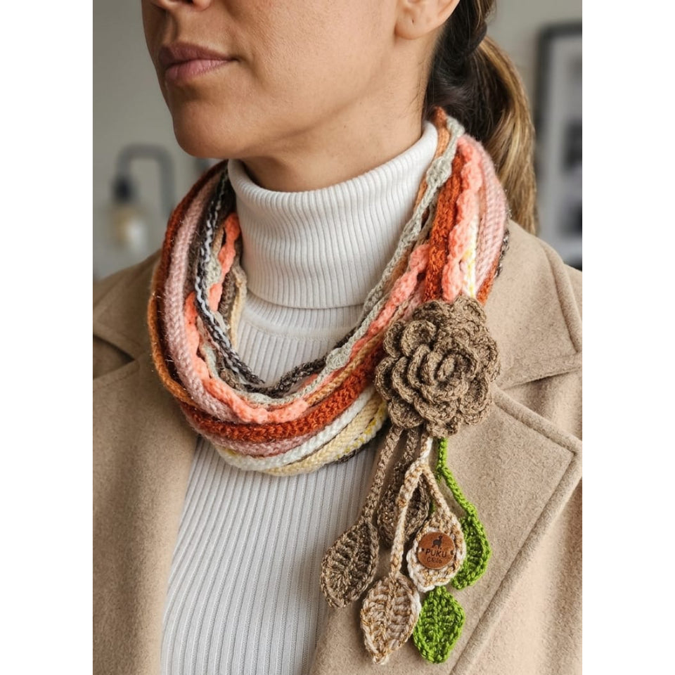 Bufanda Multicolor Tierra Cobre