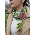 Bufanda Multicolor Turquesa Glaciar
