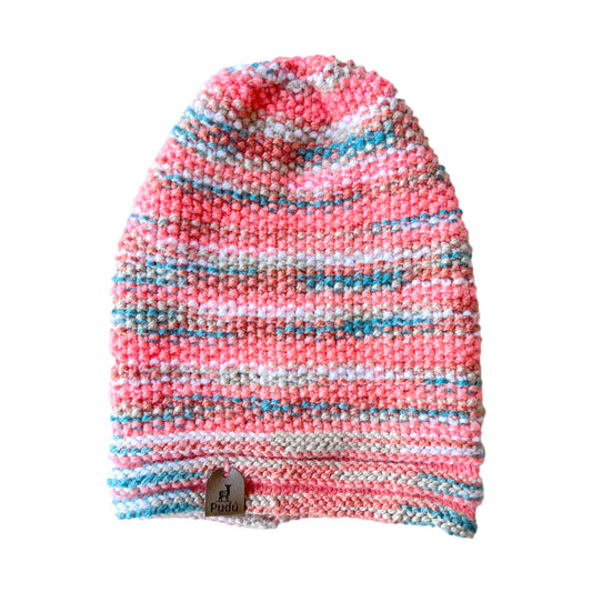 Gorro Tricahue Rosa Flúor