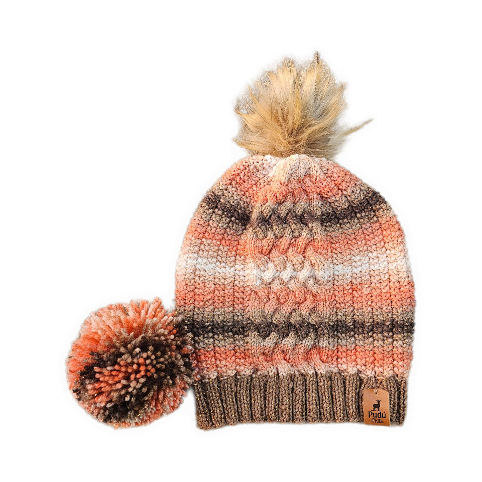 Gorro de Lana Arena Coral