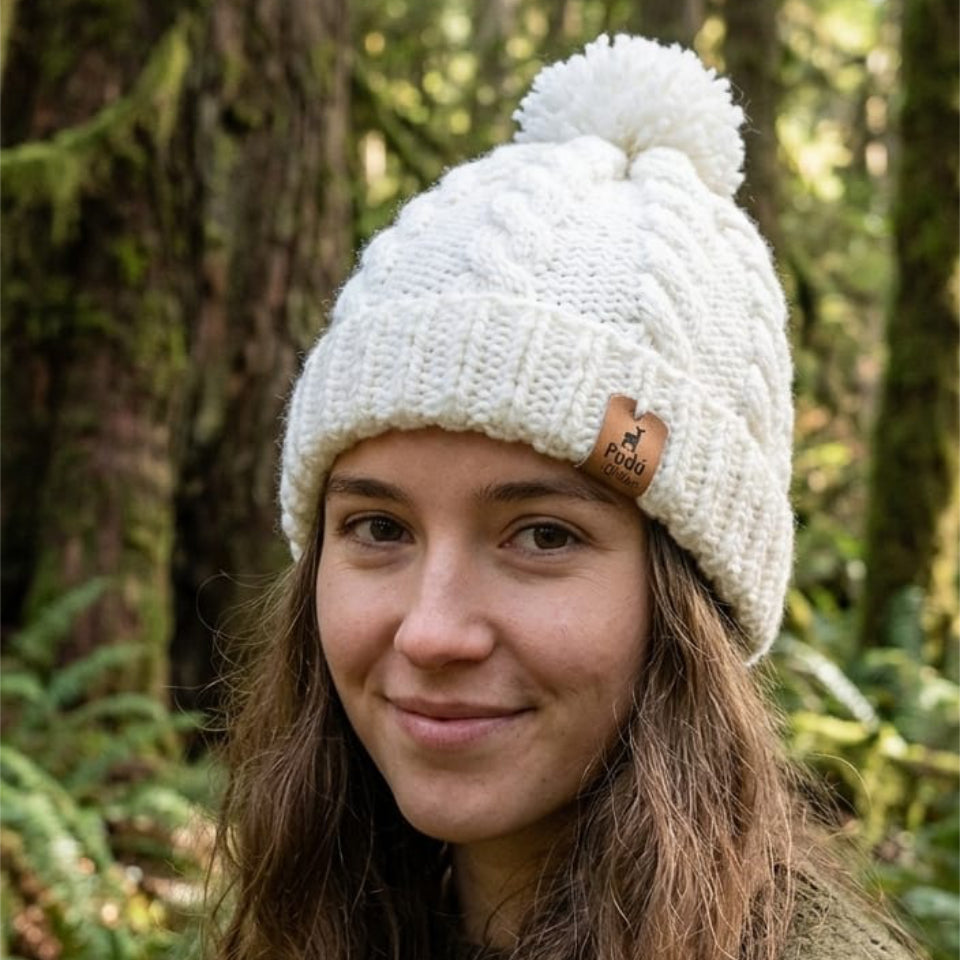 Gorro de Lana Bandurria Blanco