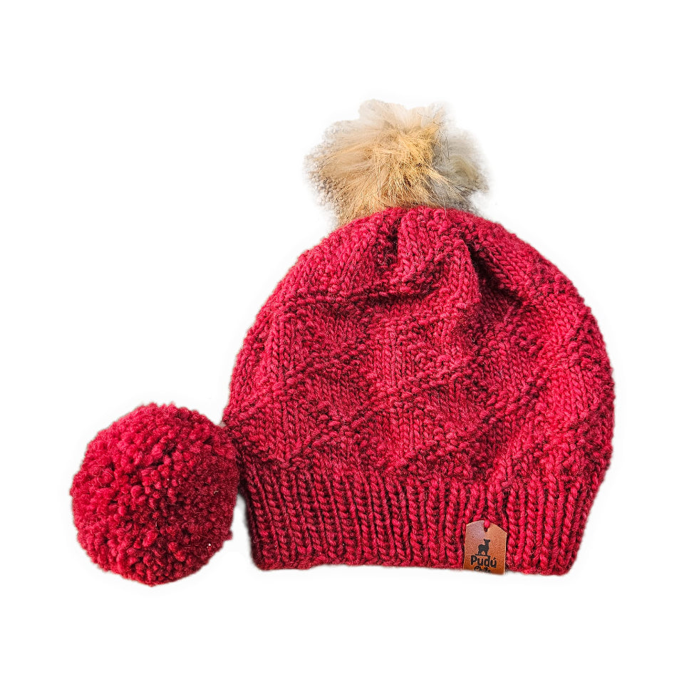 Gorro de Lana Cereza Intenso