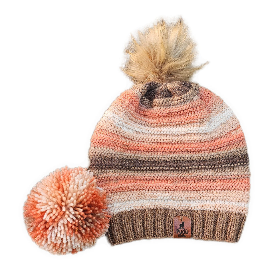 Gorro de Lana Naranja Otoño