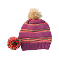 Gorro de Lana Rosa Intenso