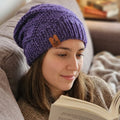Gorro de Lana Violeta Cordillera