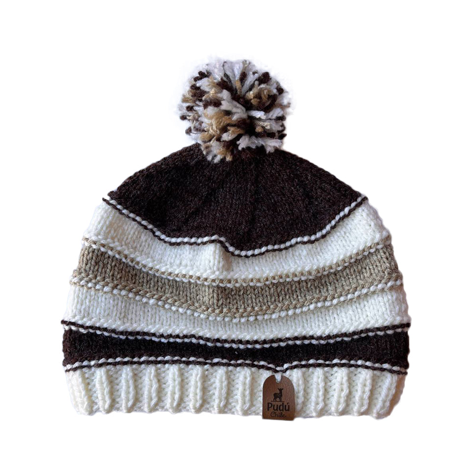 Gorro Huemul Bicolor Café