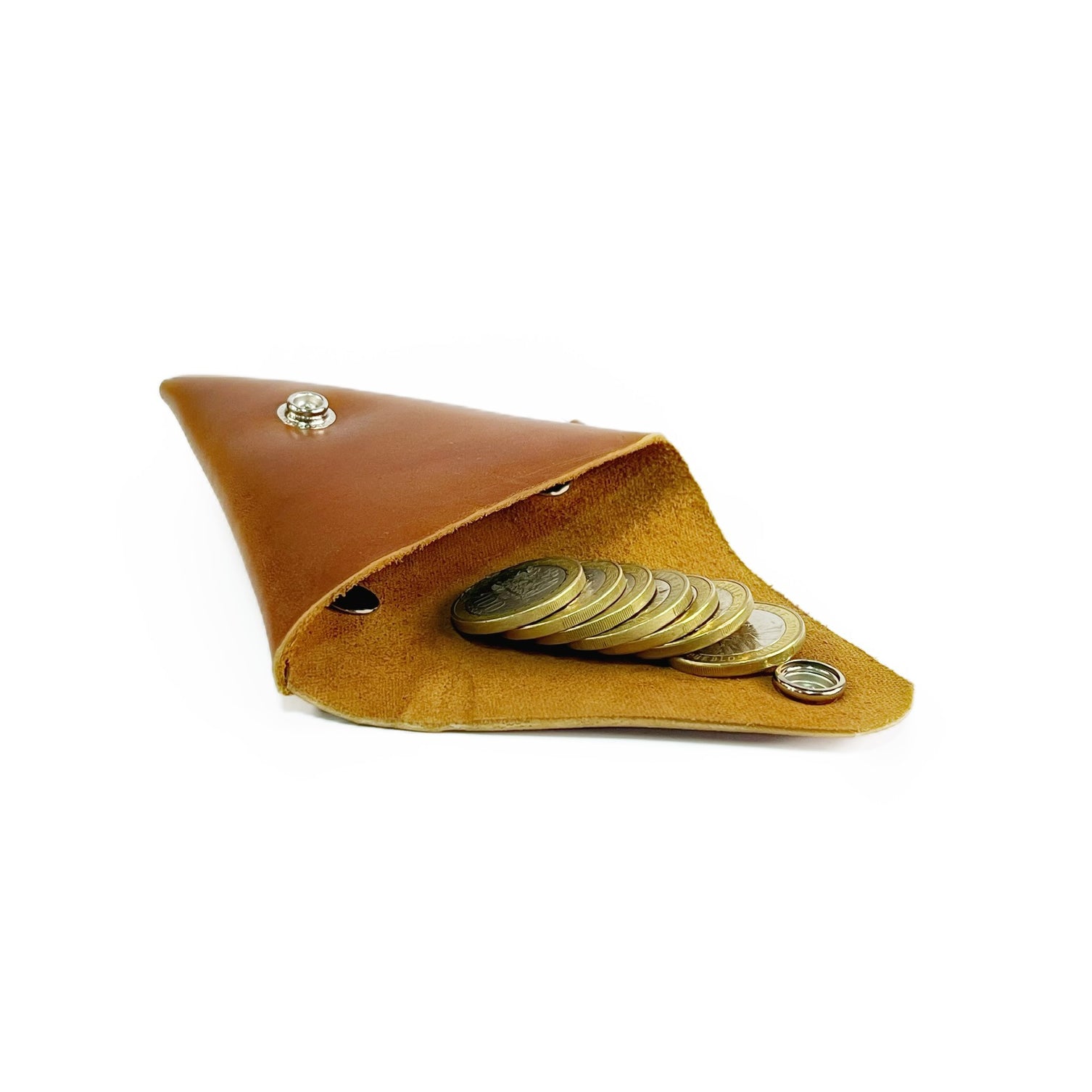 Monedero Triangular Café