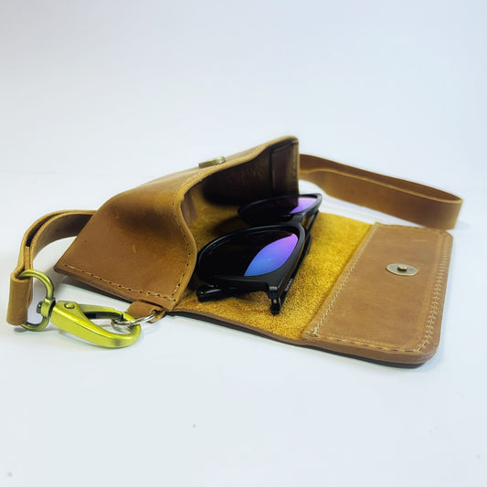 Porta Anteojos California Café