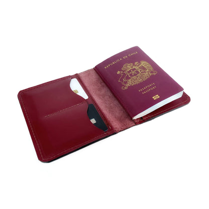 Porta Pasaporte Burdeo