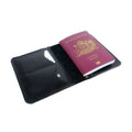 Porta Pasaporte Negro