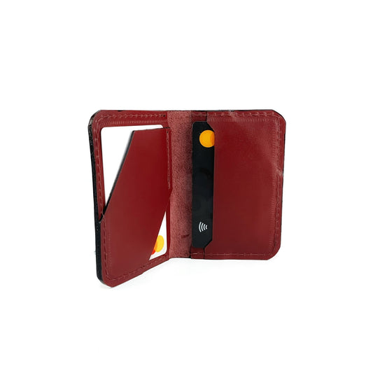 Tarjetero Minimalista Burdeo