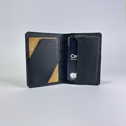 Tarjetero Minimalista Negro