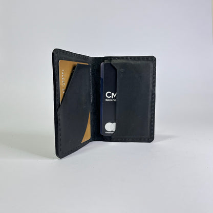 Tarjetero Minimalista Negro