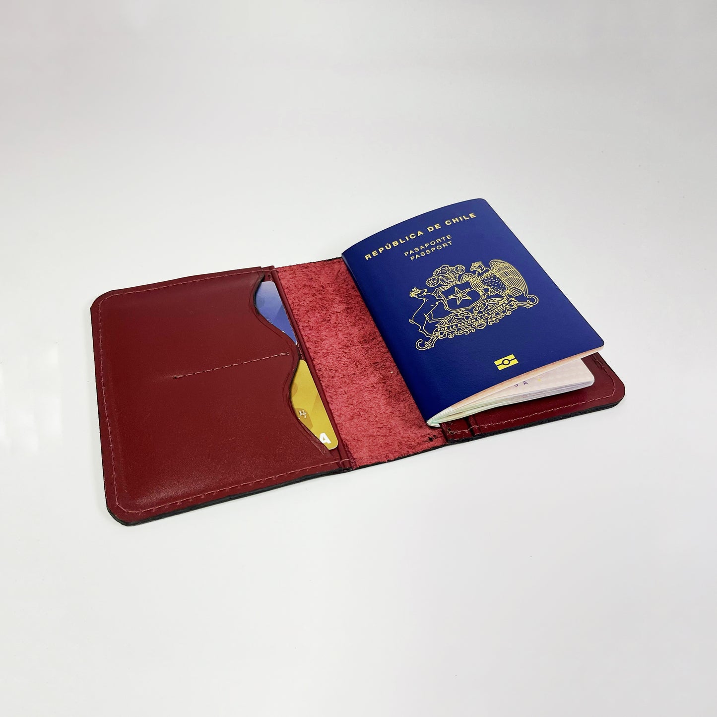 Portapasaporte Burdeo