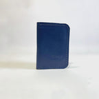 Tarjetero Minimalista Azul