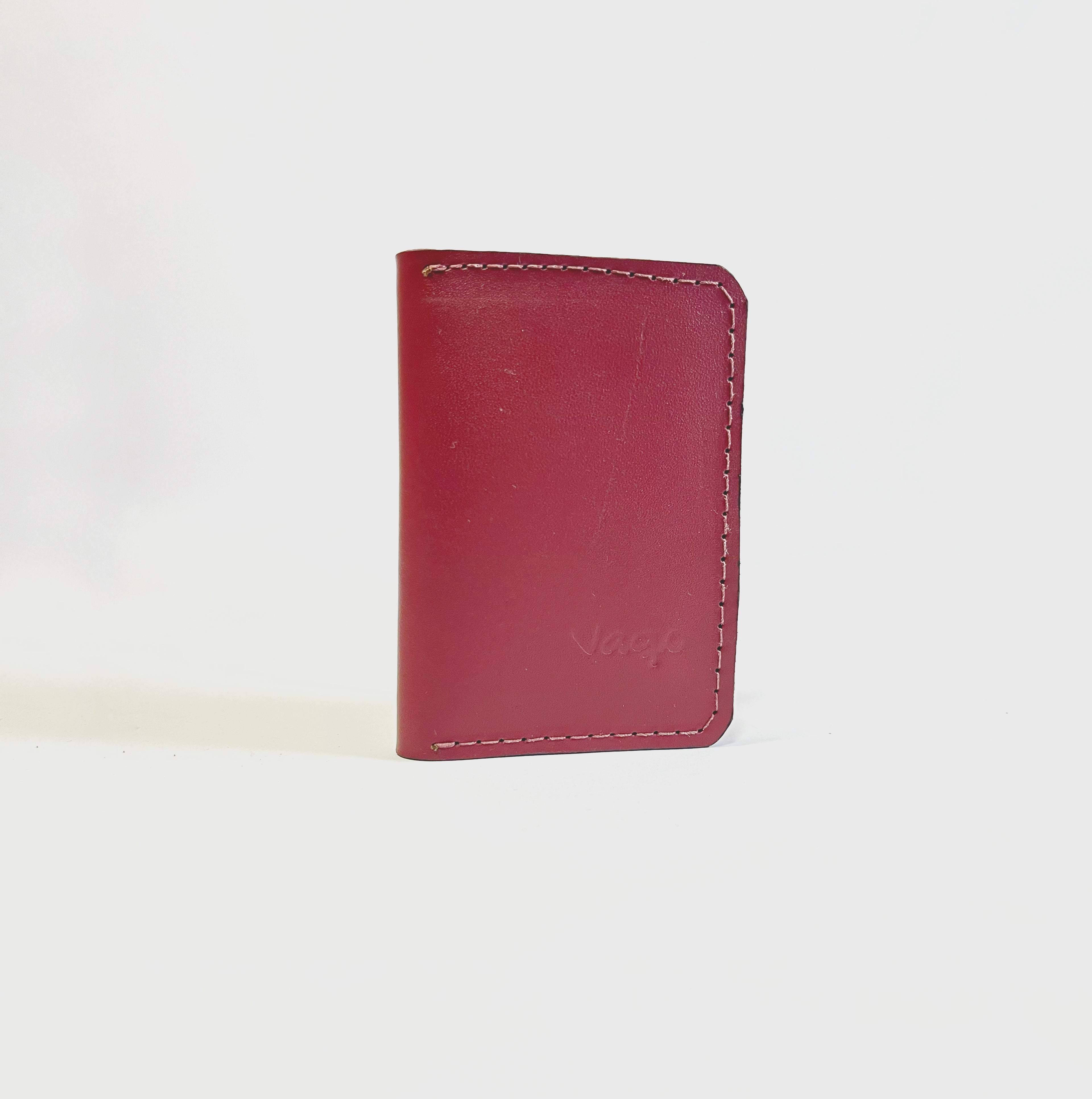 Tarjetero Minimalista Burdeo