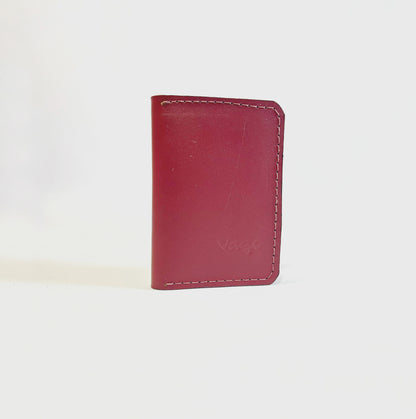 Tarjetero Minimalista Burdeo