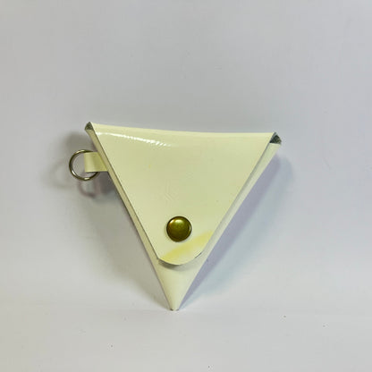 Monedero Triangular White